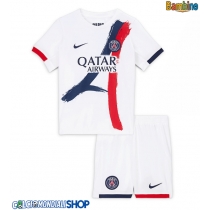 Maglie da calcio Paris Saint-Germain Seconda Maglia Bambino 2025-26 Manica Corta + Pantaloni corti)